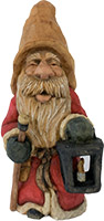 Light the Way Santa Roughout carving by Dale Green