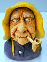 Granny carving by Dale Green