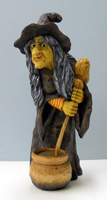 Gilda witch carving by Dale Green