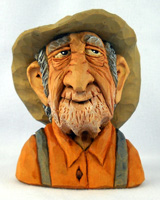 Gramps carving by Dale Green