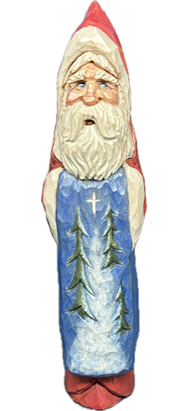 Santa with quilt from the Ellis Olson Collection of roughouts